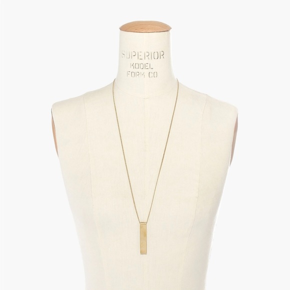 Madewell Rivet & Thread ID Pendant Necklace - Picture 1 of 8